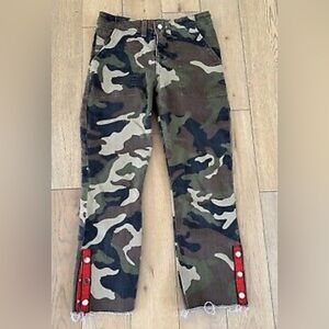 Veronica Beard Gisela 10.5 Camo Jeans